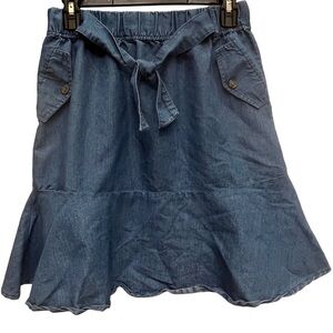 Deja Bleu Premium Women’s Ruffled Skirt, Size Medium